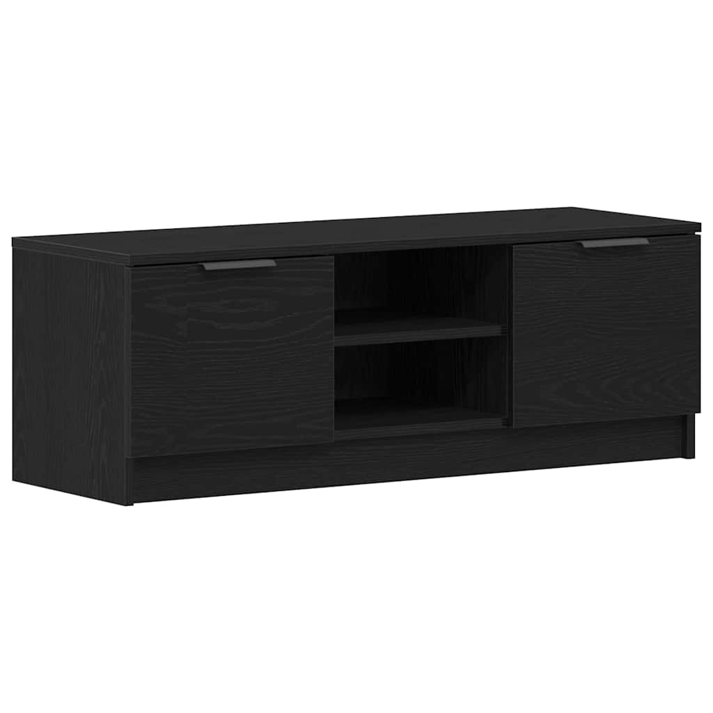 TV ormar Crni hrast 102 x 32 x 35.5 cm Konstruirano drvo