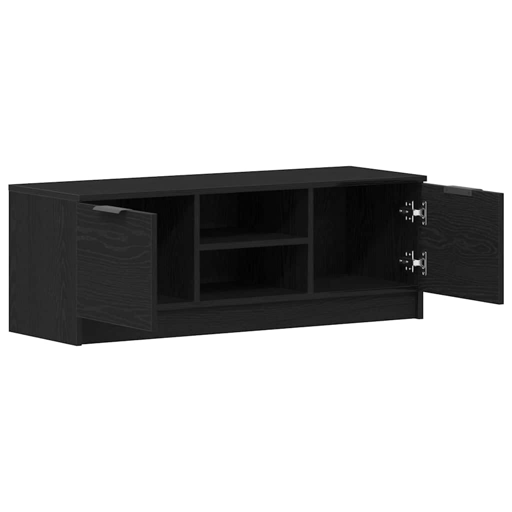 TV ormar Crni hrast 102 x 32 x 35.5 cm Konstruirano drvo
