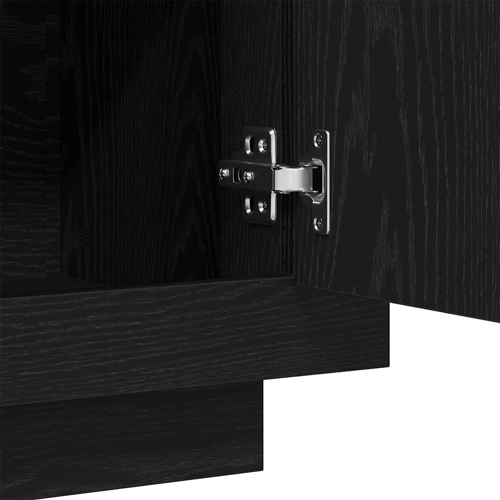 Kreveta Crni hrast 92 x 35 x 75 cm Konstruirano drvo