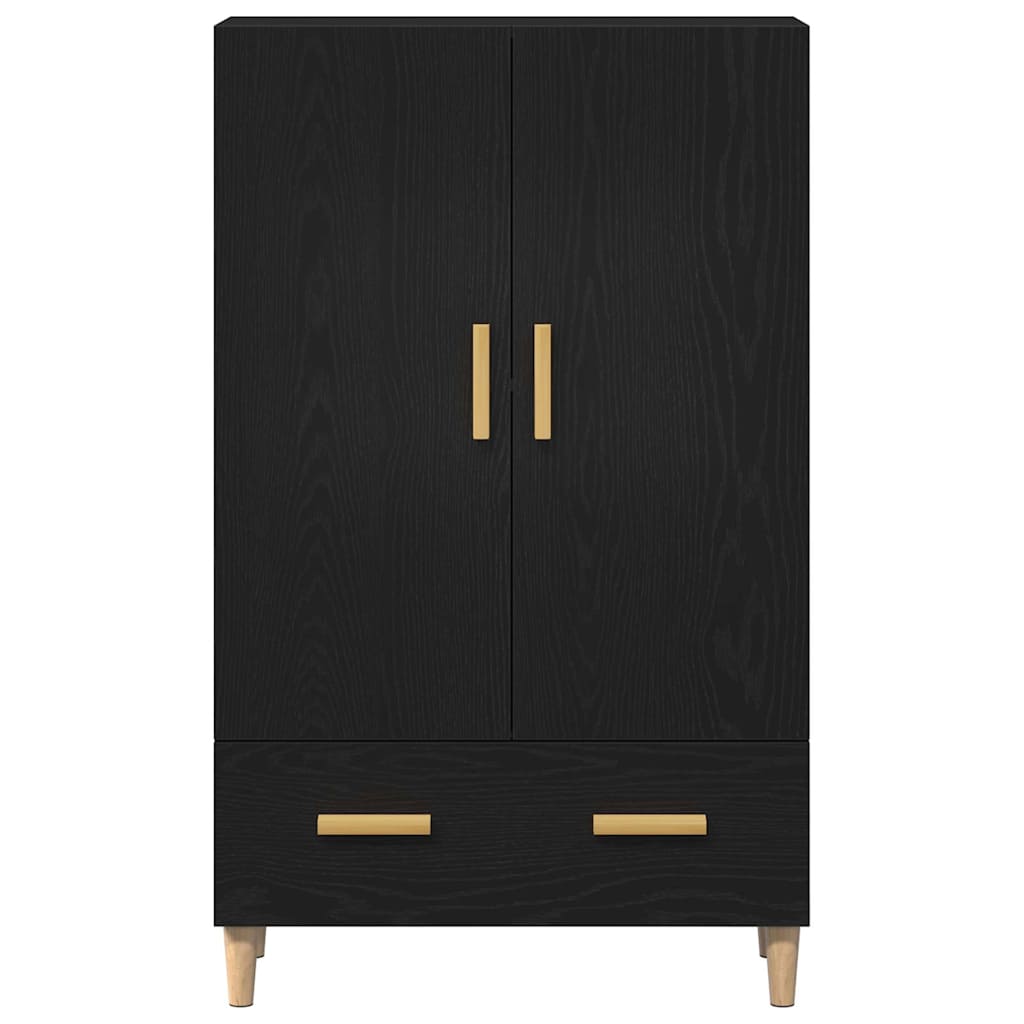 Highboard Crni hrast 70 x 31 x 115 cm Konstruirano drvo