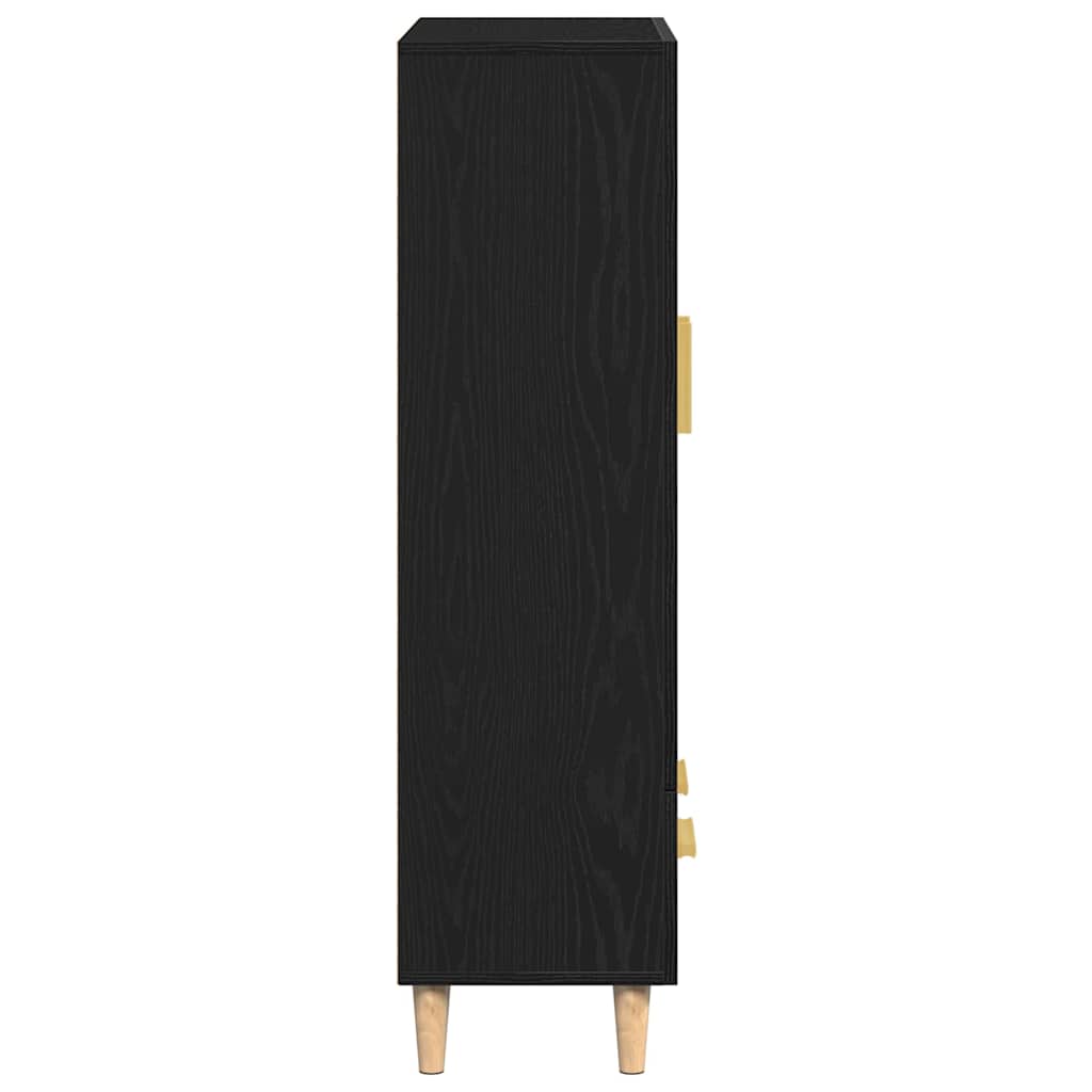 Highboard Crni hrast 70 x 31 x 115 cm Konstruirano drvo