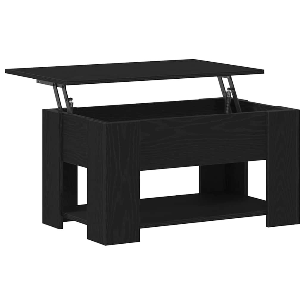 Kava Stol Crni hrast 79 x 49 x 41 cm Konstruirano drvo