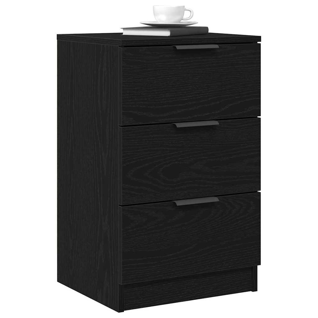 Noćni ormar Crni hrast 40 x 65 x 65 cm Konstruirano drvo