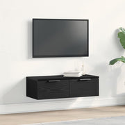 Ormar za Zid Zidne Crni hrast 68 x 30 x 20 cm Konstruirano drvo