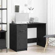Stol s ladicama Crni hrast 100 x 50 x 75 cm Konstruirano drvo