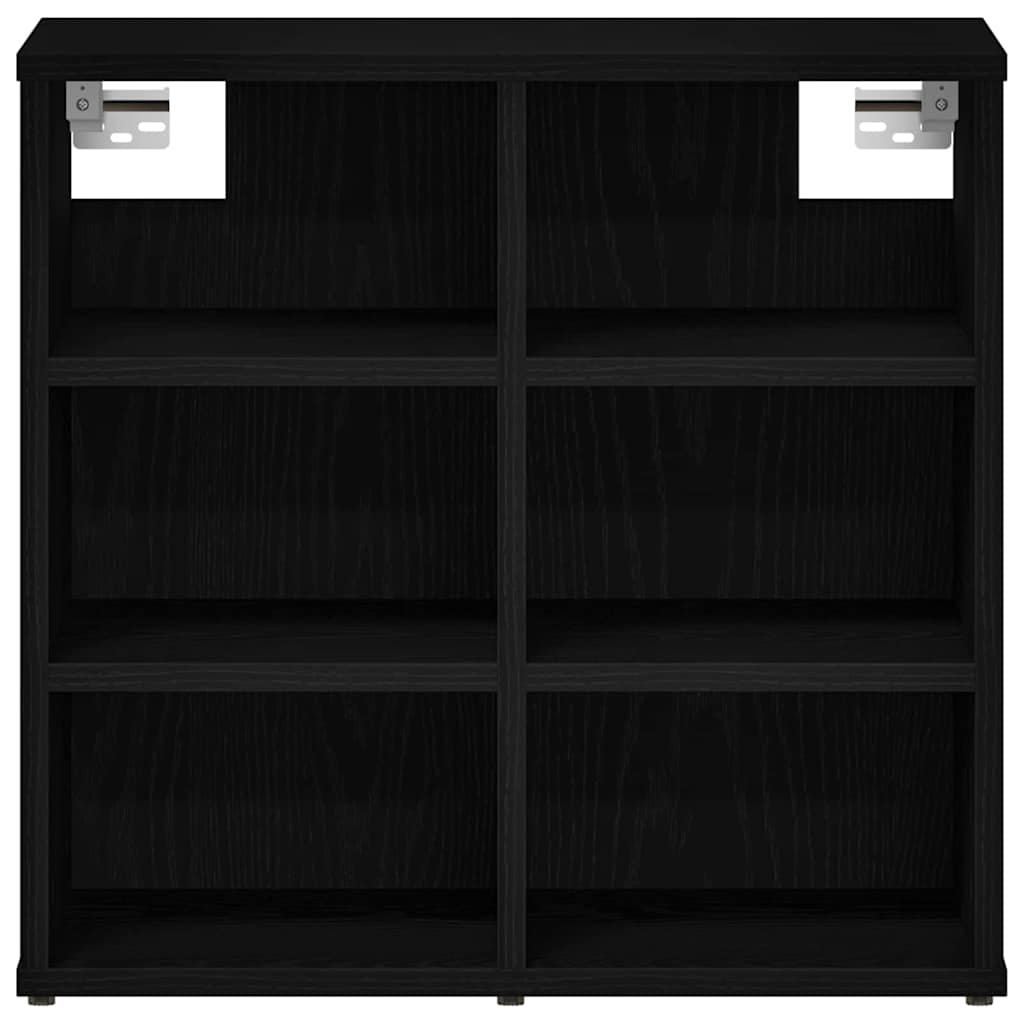 Ormar za cipele s policom 2 pcs Crni hrast 52 x 30 x 50,5 cm