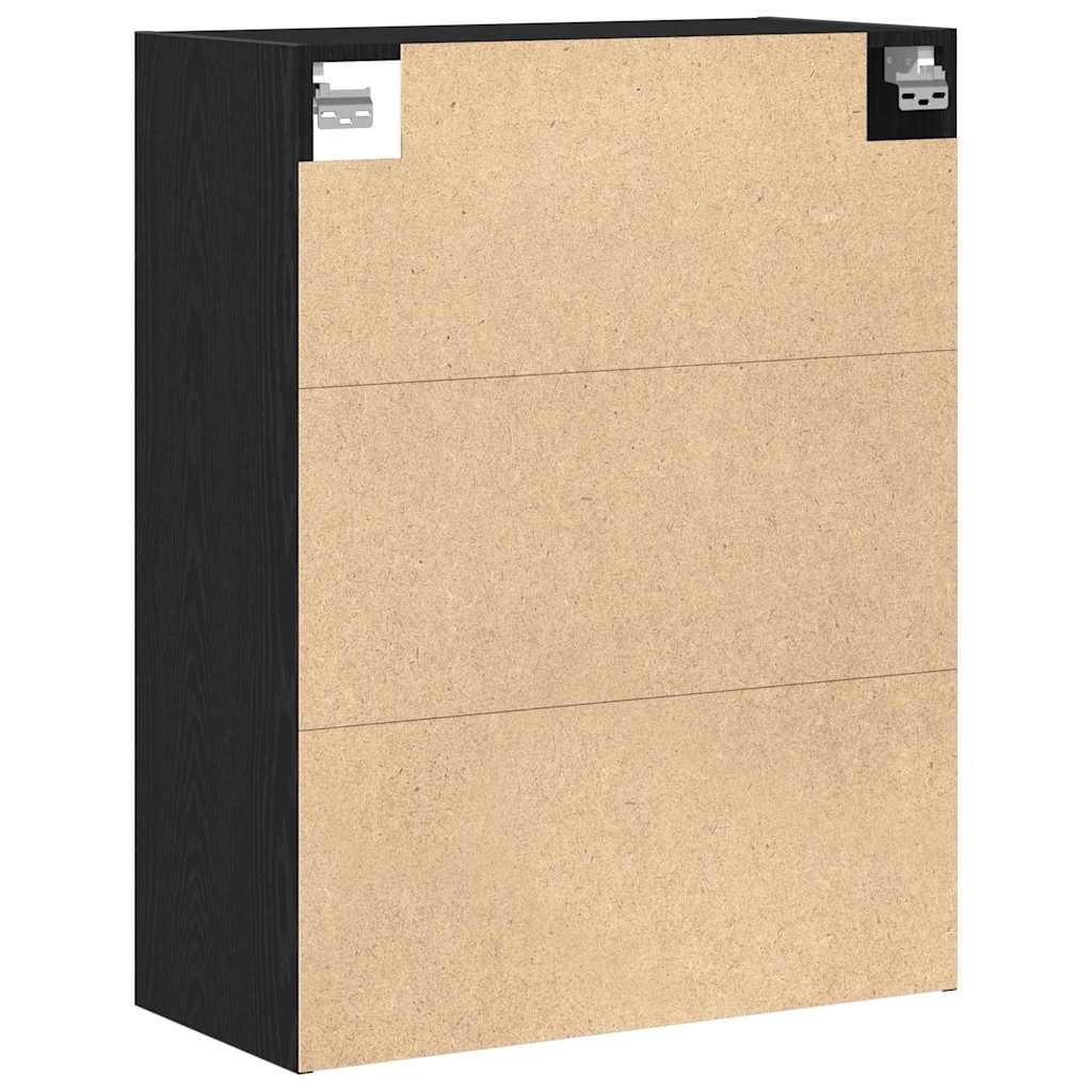 Viseci zidni kabinet Zidne Crni hrast 69,5 x 32,5 x 90 cm