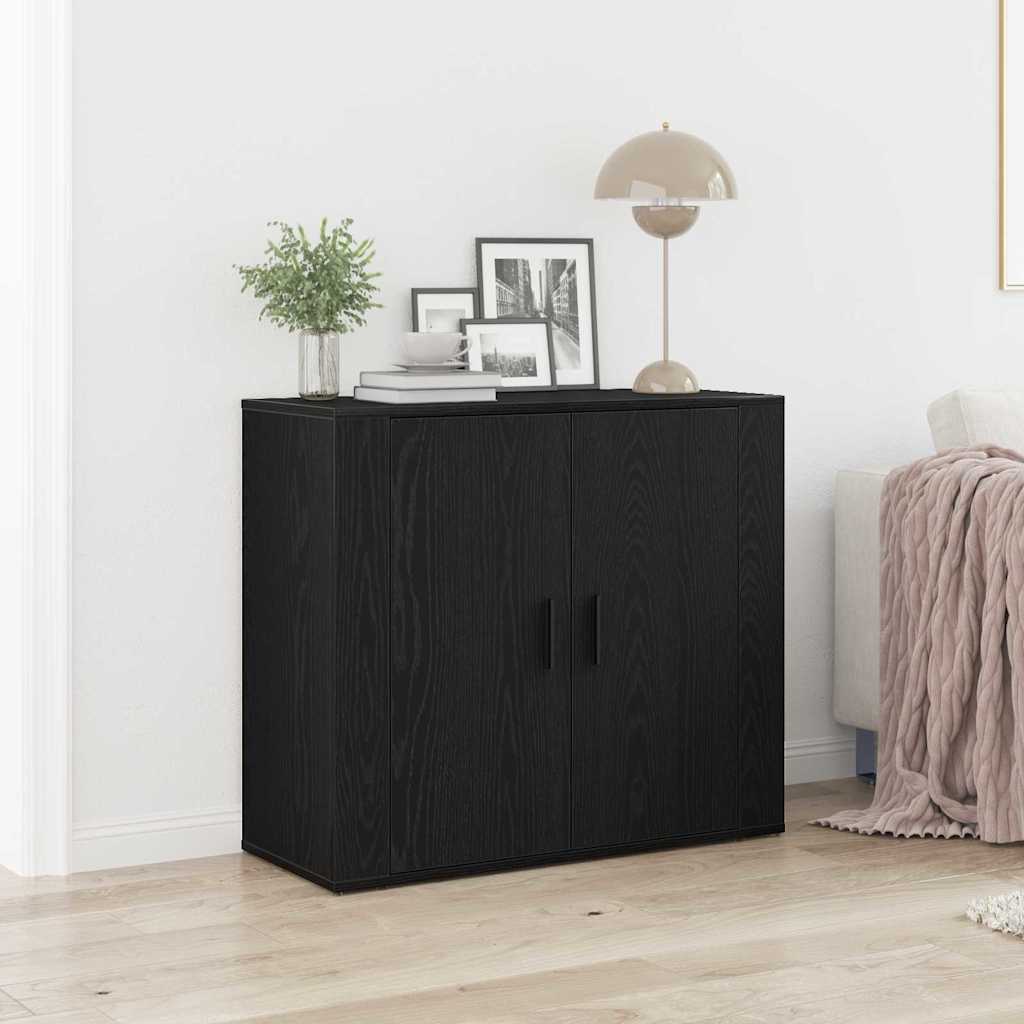 Kreveta Crni hrast 80 x 33 x 70 cm Konstruirano drvo