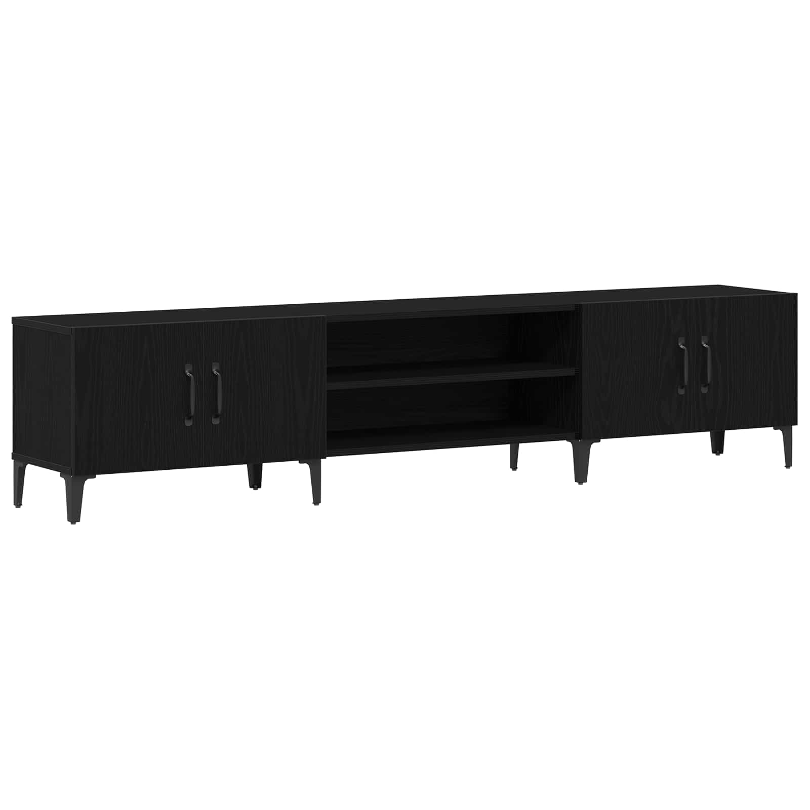TV ormar Crni hrast 180 x 31,5 x 40 cm Konstruirano drvo