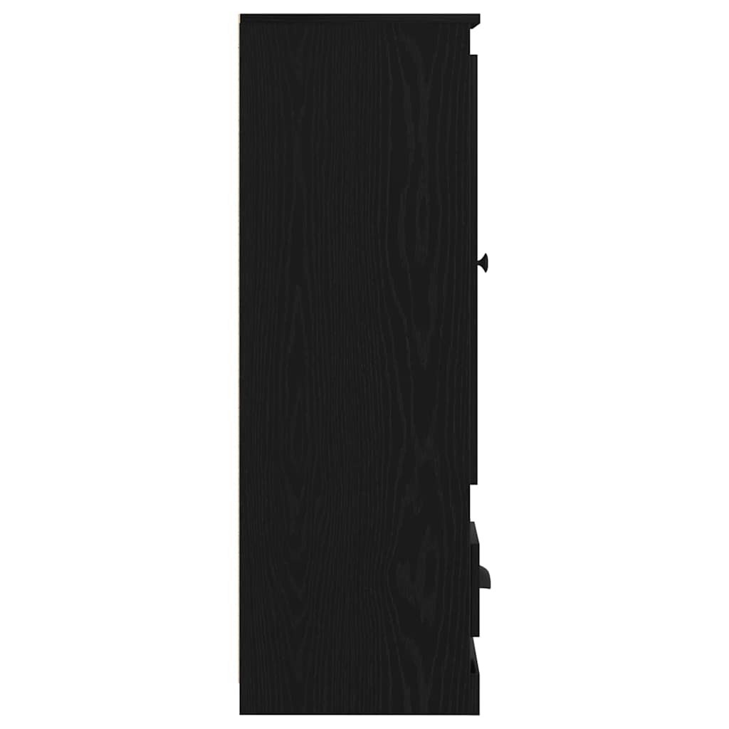 Highboard Crni hrast 36 x 35.5 x 103.5 cm Konstruirano drvo