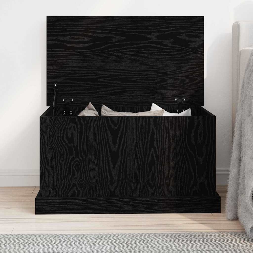 Kutija za spremanje s pohranom Crni hrast 70 x 40 x 38 cm