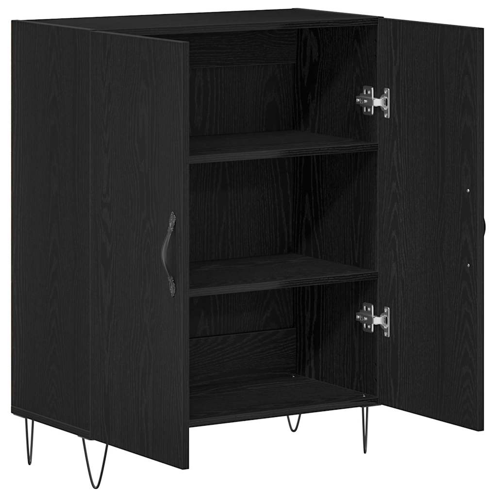 Kreveta Crni hrast 69,5 x 34 x 90 cm Konstruirano drvo