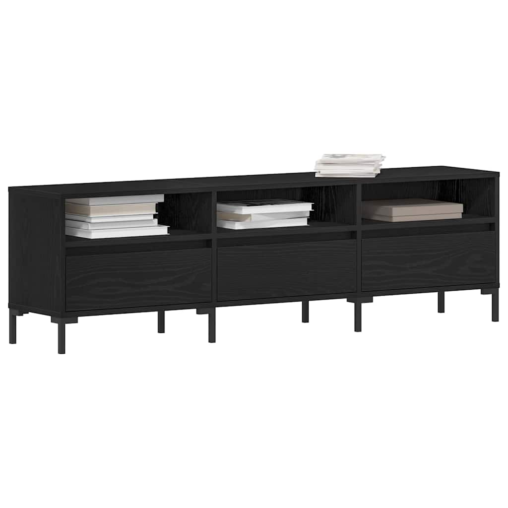 TV ormar Crni hrast 150 x 30 x 44,5 cm Konstruirano drvo