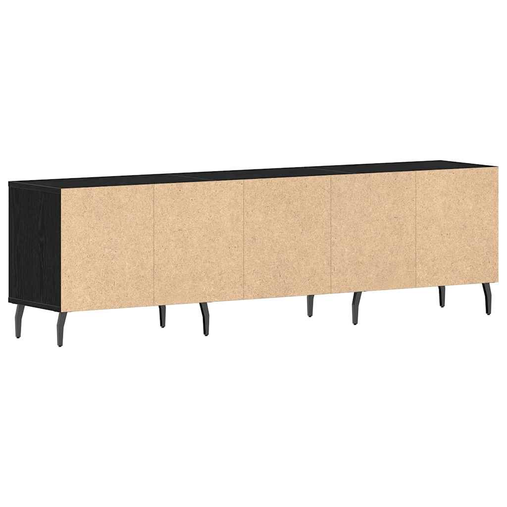 TV ormar Crni hrast 150 x 30 x 44,5 cm Konstruirano drvo