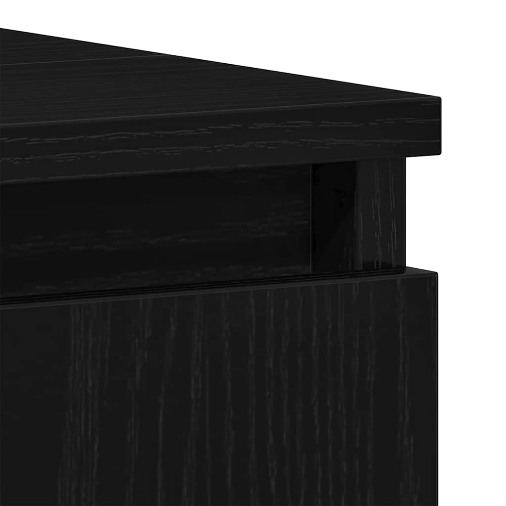 Kupaonski ormarić za sudoper Crni hrast 80 x 33 x 60 cm