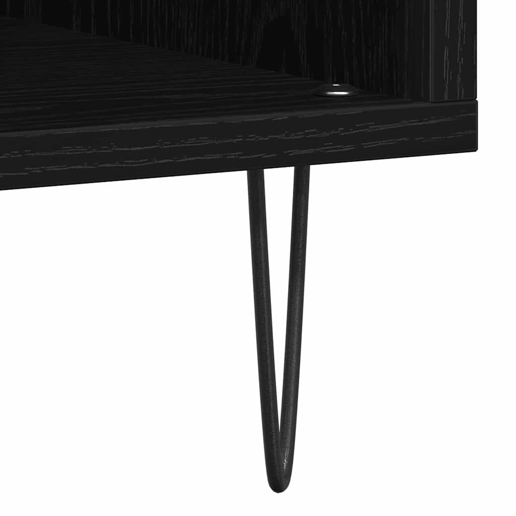 Ormar za ploče Crni hrast 100 x 38 x 48 cm Konstruirano drvo