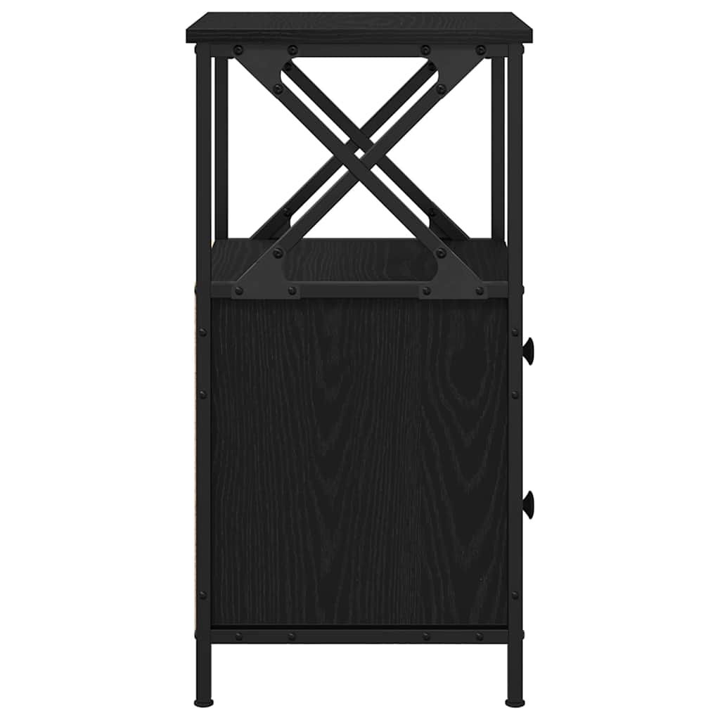 Noćni ormar Crni hrast 34 x 35,5 x 70 cm Konstruirano drvo