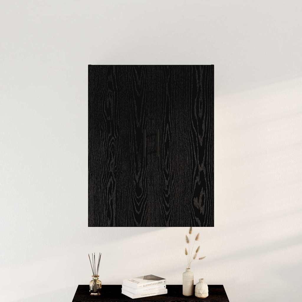 Kabinetski zidni Crni hrast 69,5 x 34 x 90 cm Konstruirano drvo