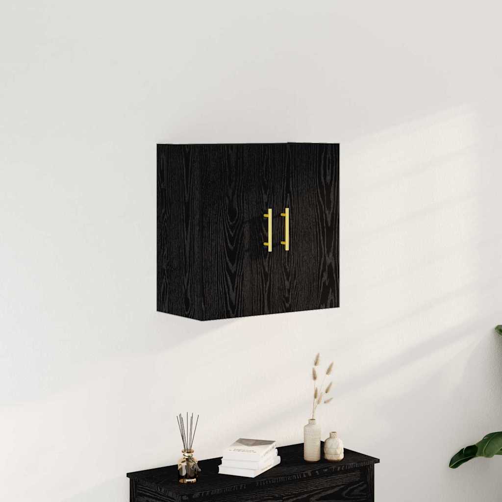 Kabinetski zidni Crni hrast 60 x 31 x 70 cm Konstruirano drvo