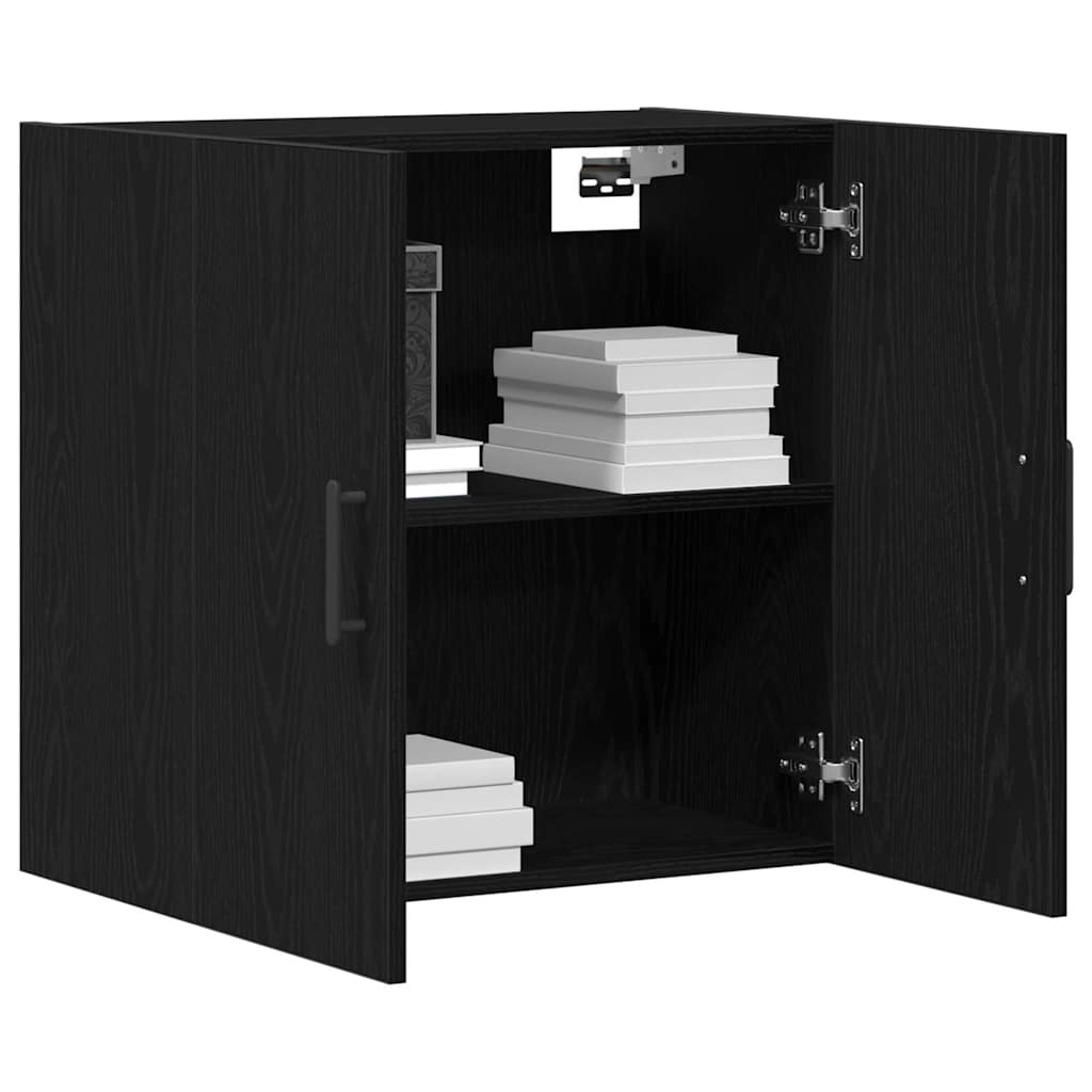Kabinetski zidni Crni hrast 60 x 31 x 60 cm Konstruirano drvo