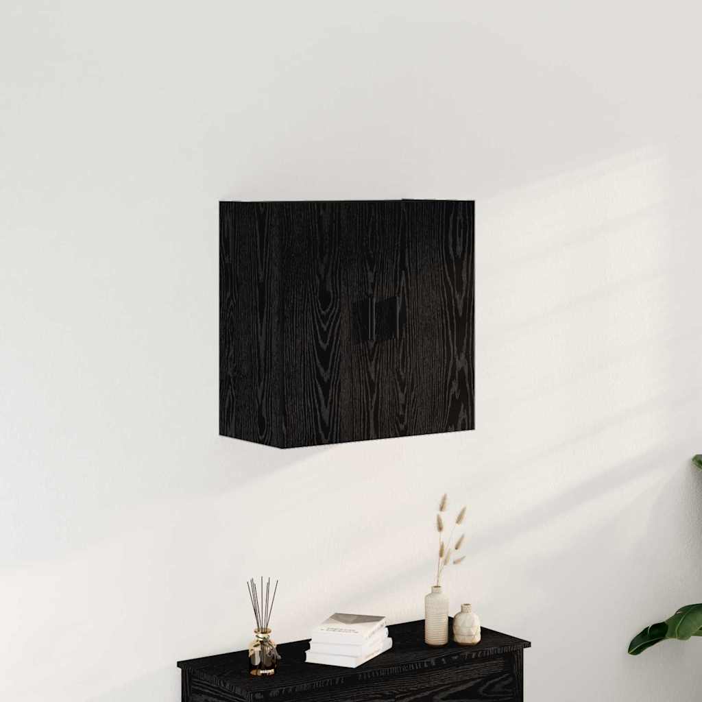 Kabinetski zidni Crni hrast 60 x 31 x 60 cm Konstruirano drvo