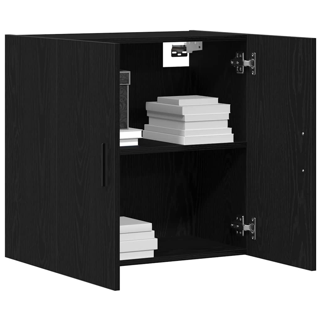 Kabinetski zidni Crni hrast 60 x 31 x 60 cm Konstruirano drvo