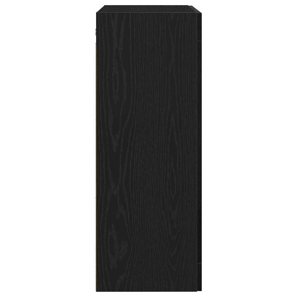 Kabinetski zidni Crni hrast 69,5 x 34 x 90 cm Konstruirano drvo