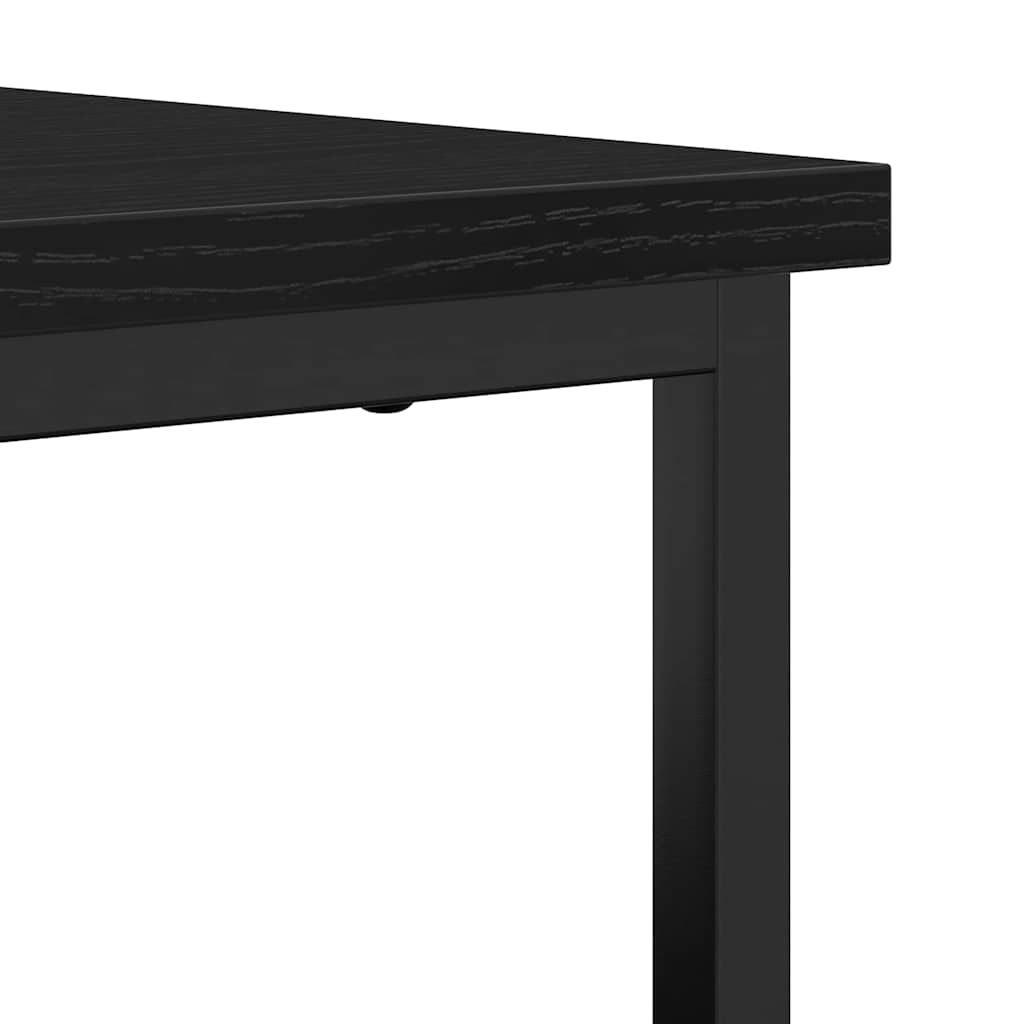 Kreveta Crni hrast 100 x 35 x 80 cm Konstruirano drvo