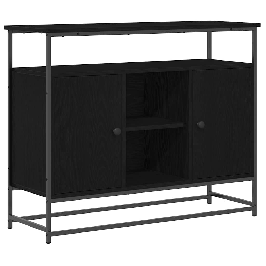 Kreveta Crni hrast 100 x 35 x 80 cm Konstruirano drvo