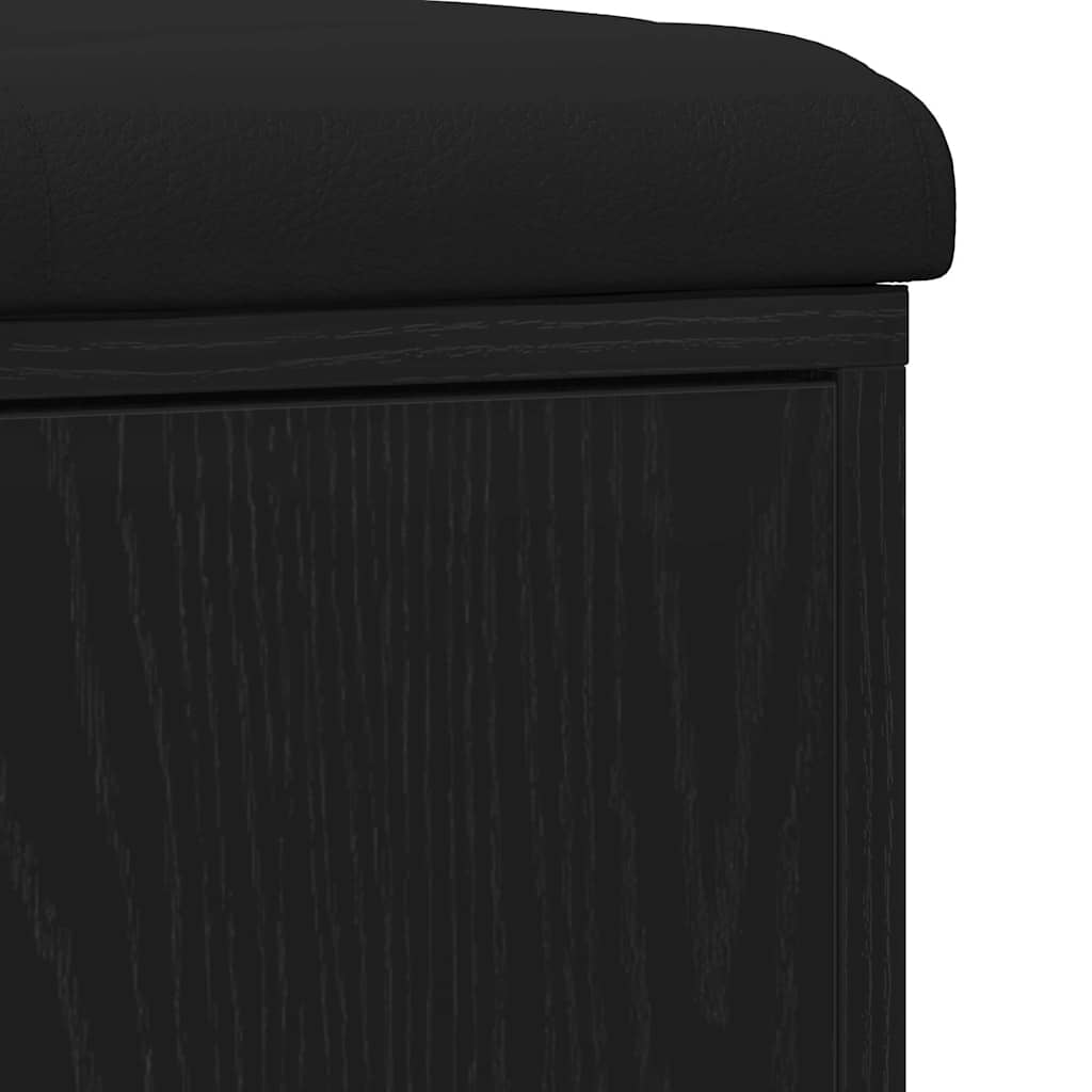 Klupa za pohranu Crni hrast 102 x 32 x 50 cm Konstruirano drvo