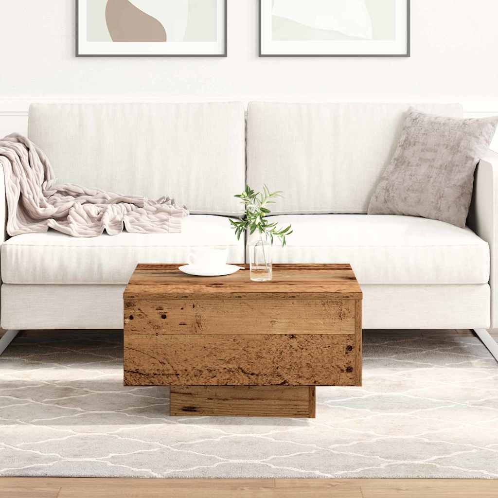 Kava Stol Staro drvo 55 x 55 x 31 cm