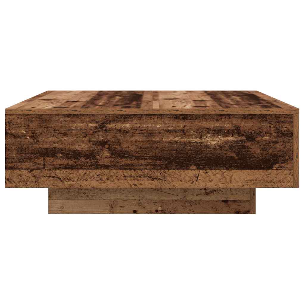 Kava Stol Stari drvo i plava 80 x 80 x 31 cm Konstruirano drvo