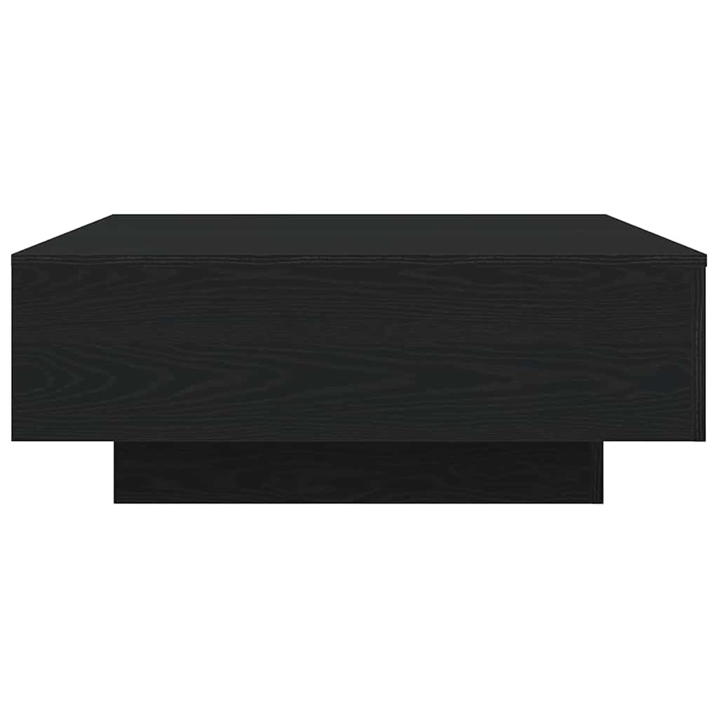 Kava Stol Crni hrast 80 x 80 x 31 cm Konstruirano drvo