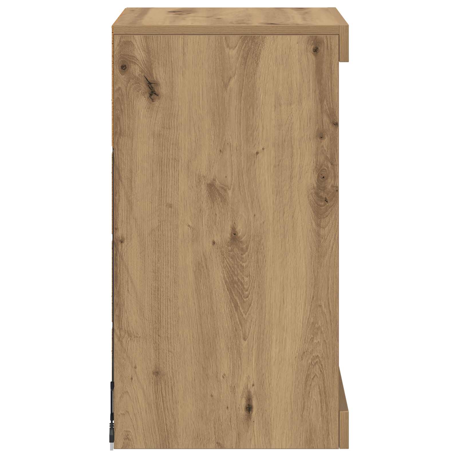 LED komoda Umjetnički hrast 41 x 37 x 67 cm Konstruirano drvo