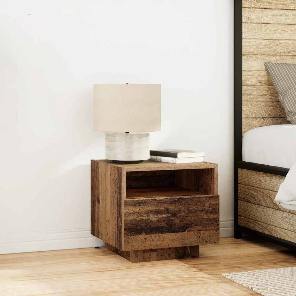 Noćni ormar Staro drvo 40 x 39 x 37 cm Konstruirano drvo