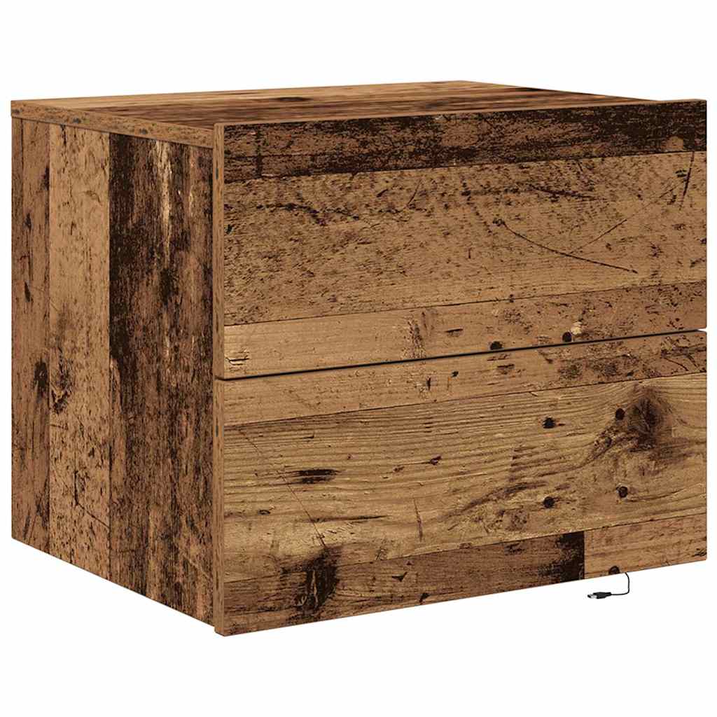 Noćni ormar Staro drvo 50 x 39 x 41 cm Konstruirano drvo