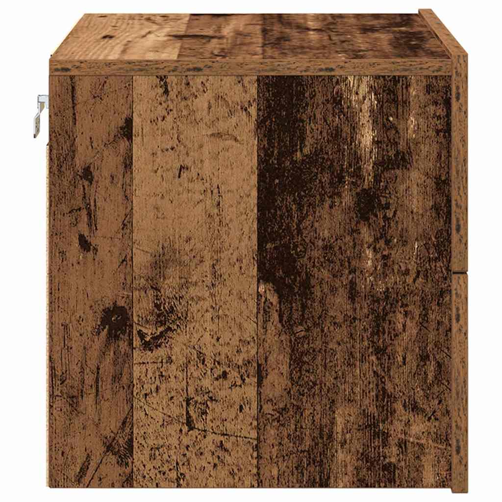 Noćni ormar 2 pcs Staro drvo 50 x 39 x 41 cm Konstruirano drvo
