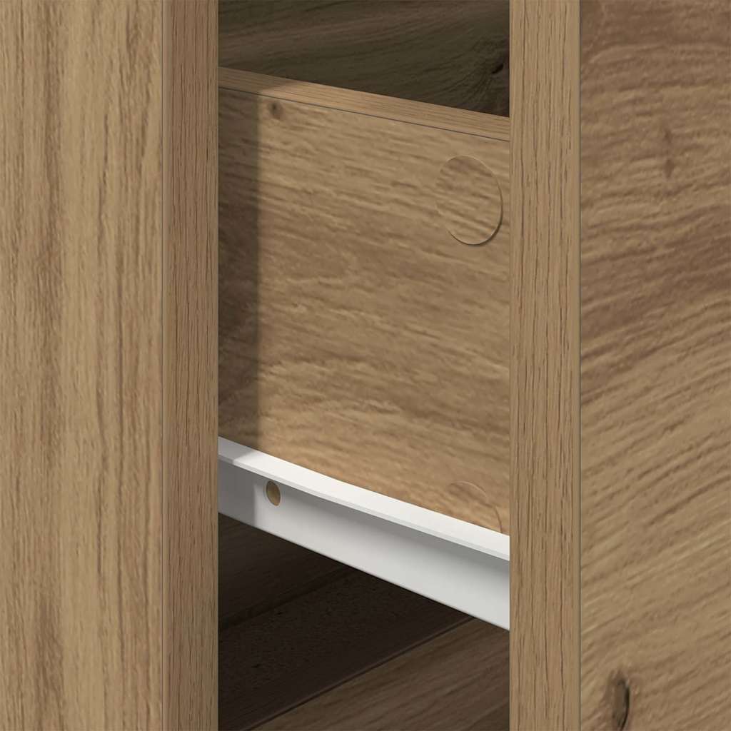 Noćni ormar s ladicama 2 pcs Umjetnički hrast 50 x 39 x 41 cm
