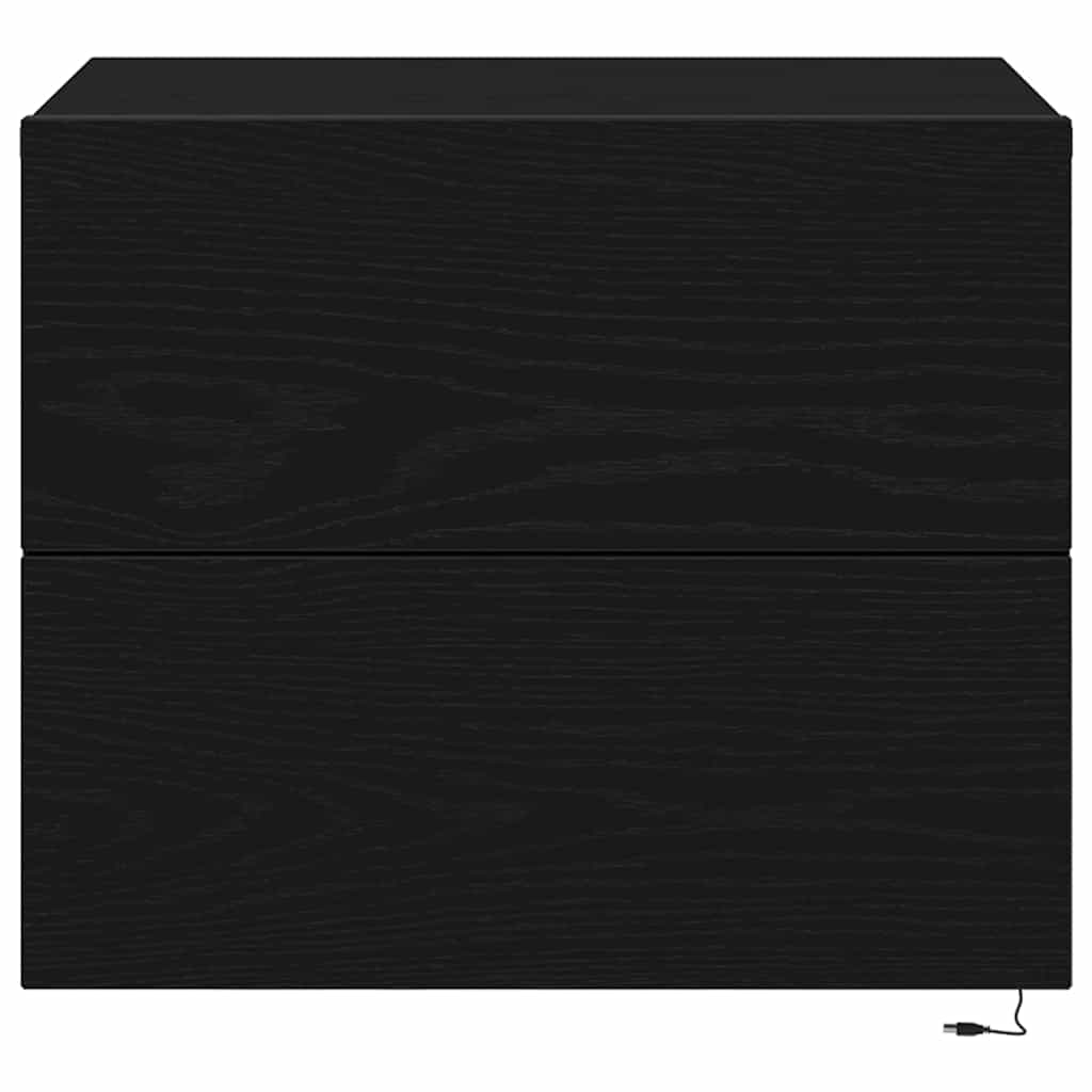 Noćni ormar Crni hrast 50 x 39 x 41 cm Konstruirano drvo
