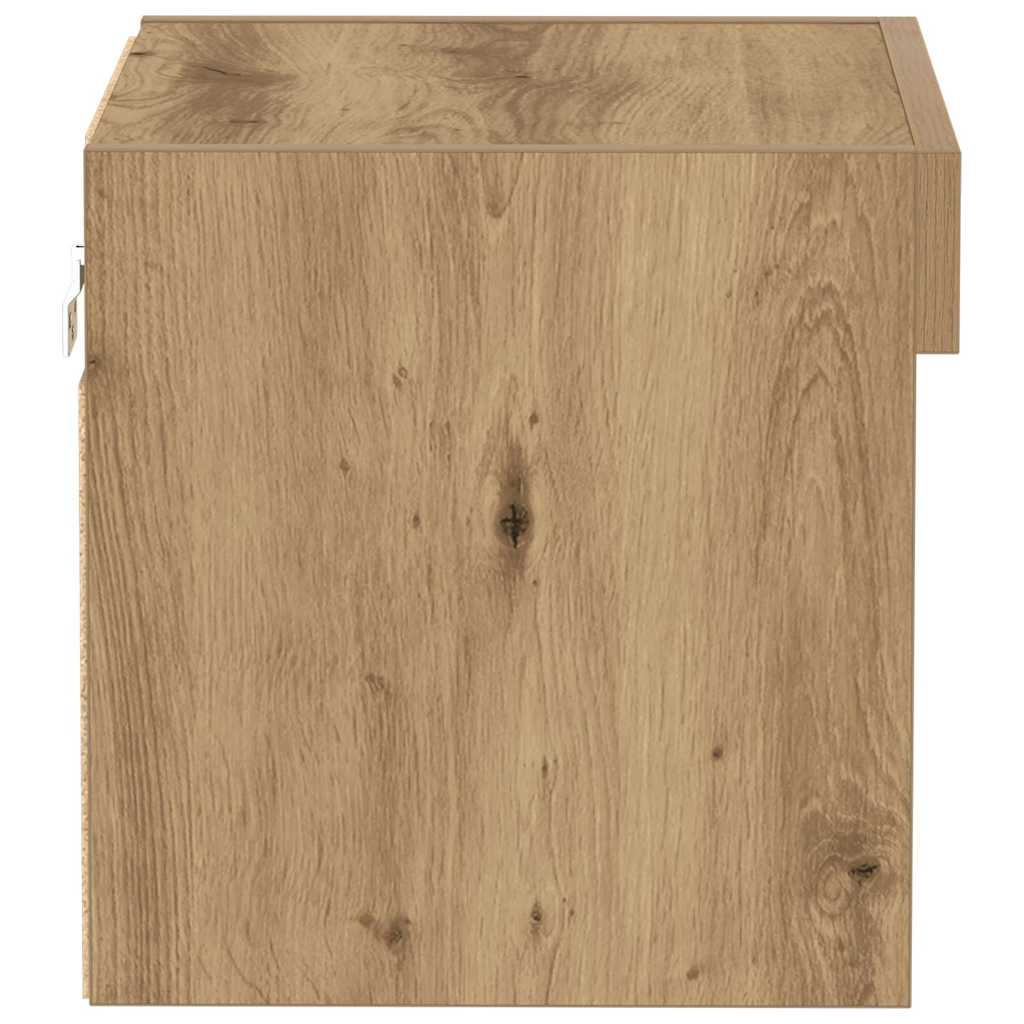 Set TV komoda Zidne 2 pcs Umjetnički hrast 40 x 30 x 30 cm