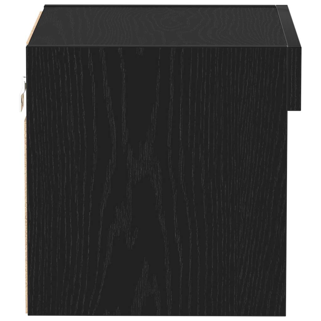 Set TV komoda Crni hrast 40 x 30 x 30 cm Konstruirano drvo
