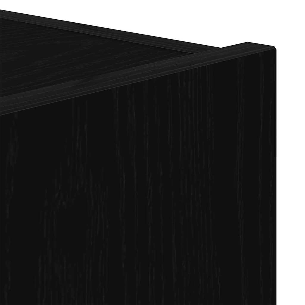 TV zidni ormar Crni hrast 80 x 35 x 31 cm Konstruirano drvo