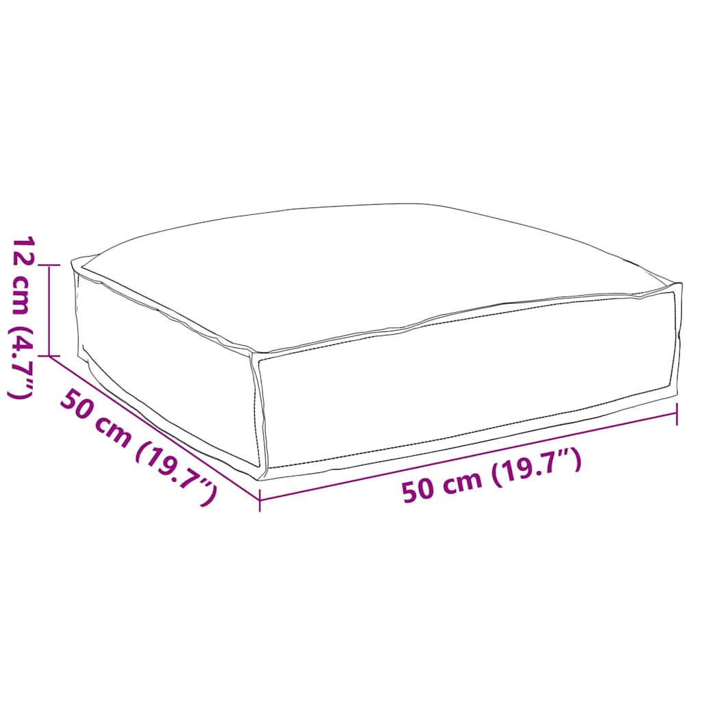 Jastuk Vinska crvena 50 x 50 x 12 cm Oxford tkanina