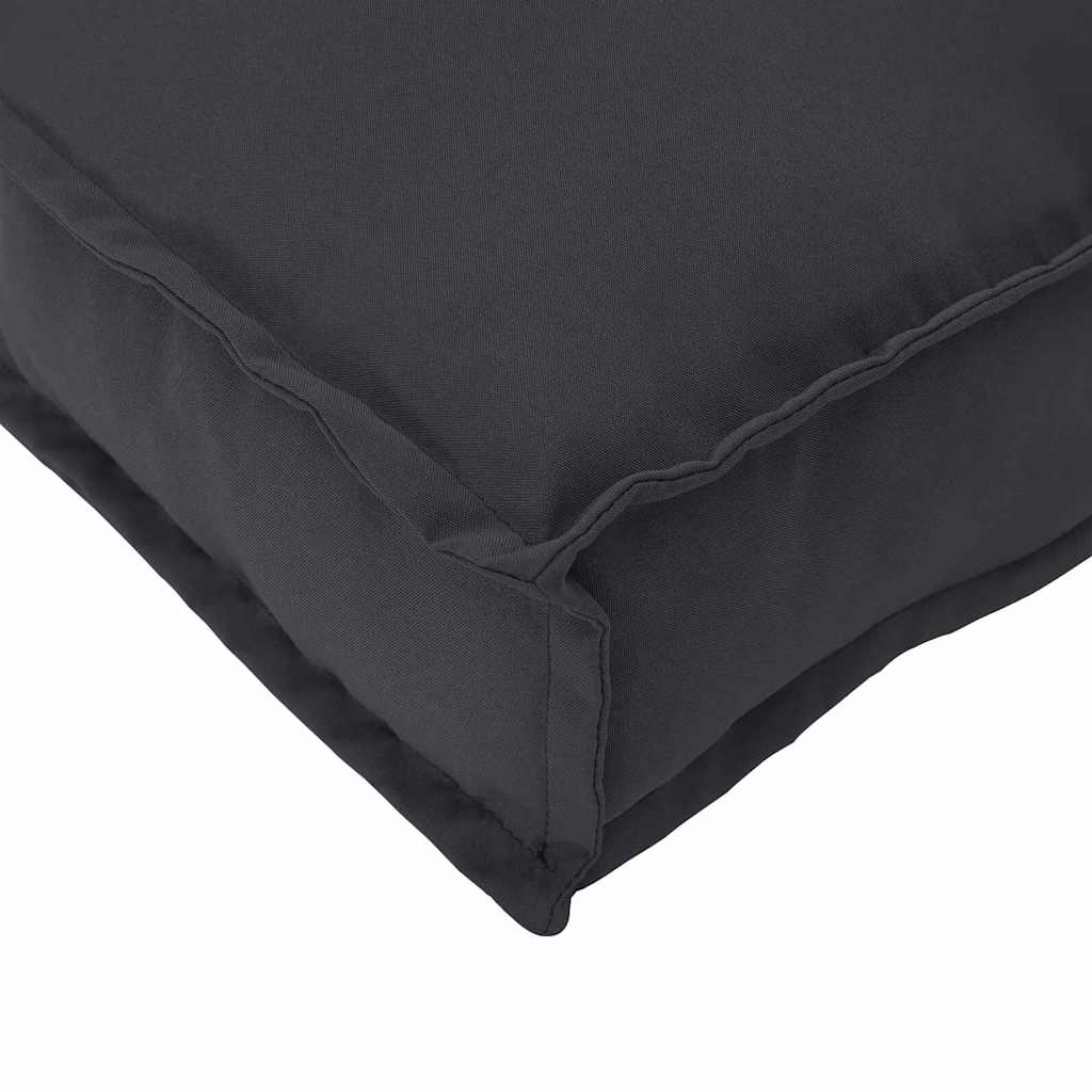 Jastuk 2 pcs Crna 40 x 40 x 8 cm Oxford tkanina