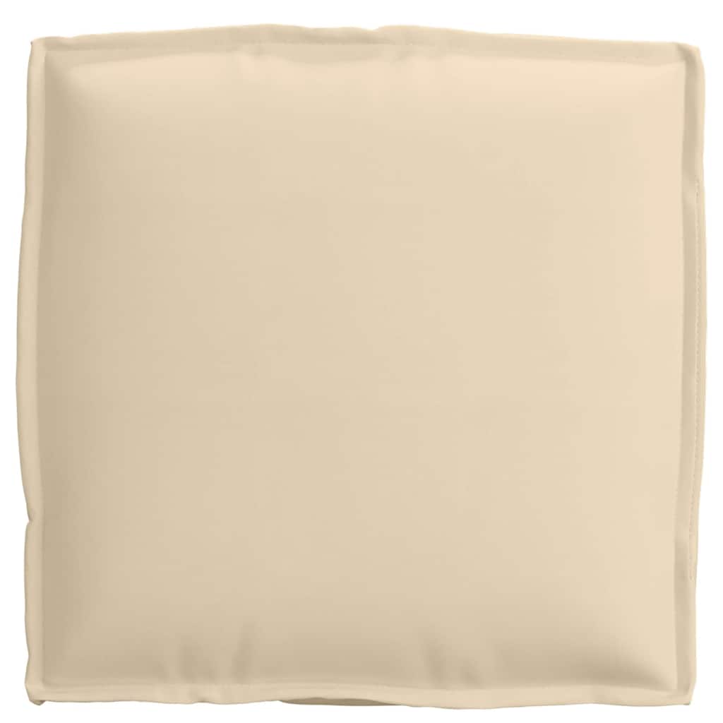 Jastuk 4 pcs Bež 40 x 40 x 8 cm Oxford tkanina