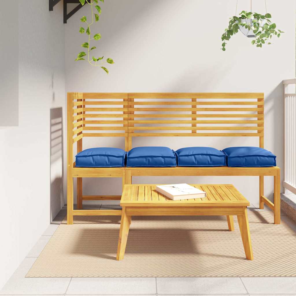 Jastuk 4 pcs Kraljevsko plava 40 x 40 x 8 cm Oxford tkanina