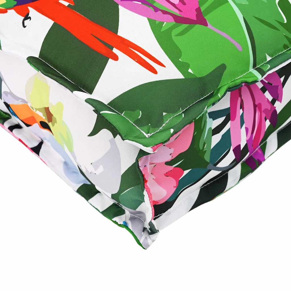 Jastuk Cvjetni 4 pcs Šareni 40 x 40 x 8 cm Oxford tkanina
