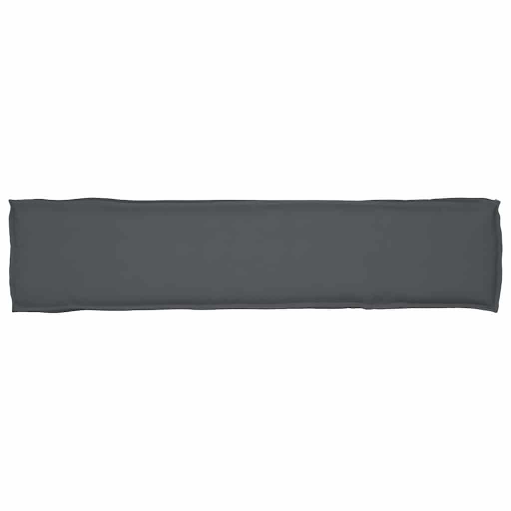 Jastučić za palete Antracit 180 x 40 x 8 cm Oxford tkanina