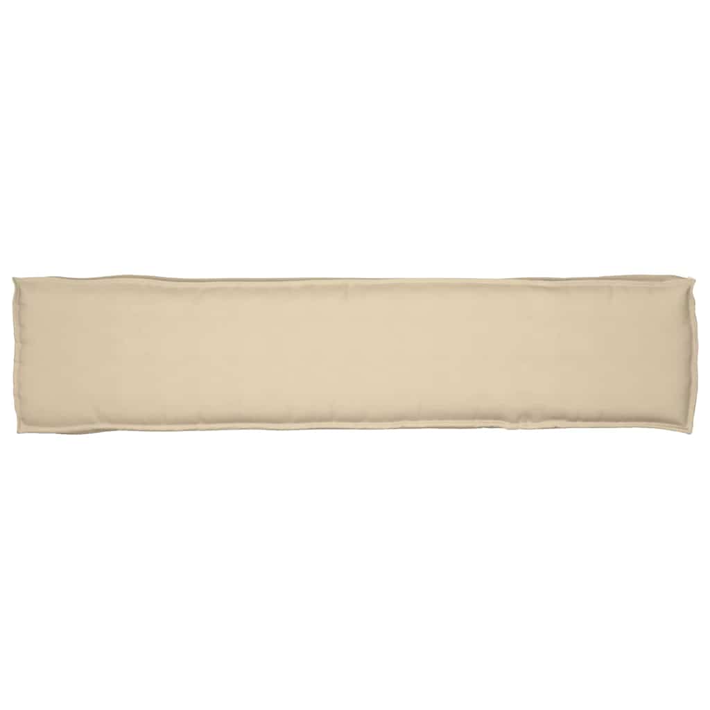 Jastučić za palete Bež 180 x 40 x 8 cm Oxford tkanina