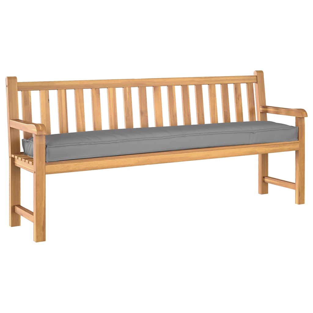 Jastučić za palete Siva 200 x 40 x 8 cm Oxford tkanina